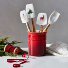 5 Piece Utensil Set Cerise Noel Decal image number 4